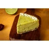 Gluténmentes nyers vegán bazsalikomos lime torta - szelet 90 g
