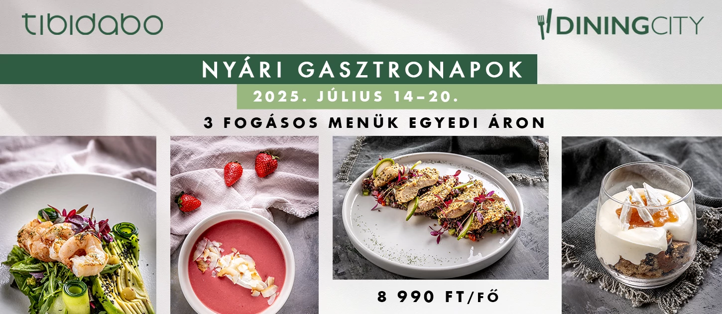 Étterem nyári gasztro napok