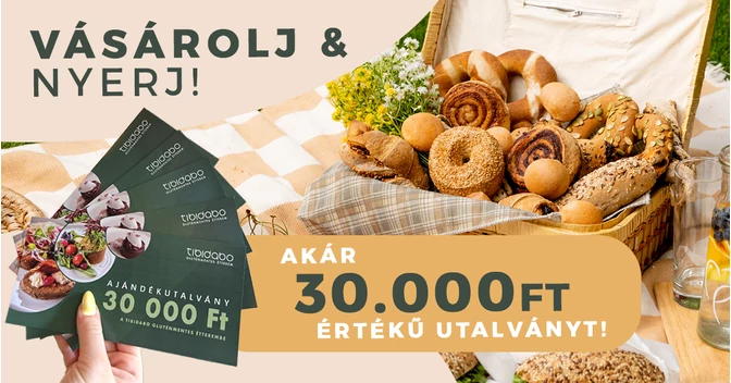 Rendelésed most akár 30.000 Ft értékű utalványt érhet a Tibidabo Étterembe!