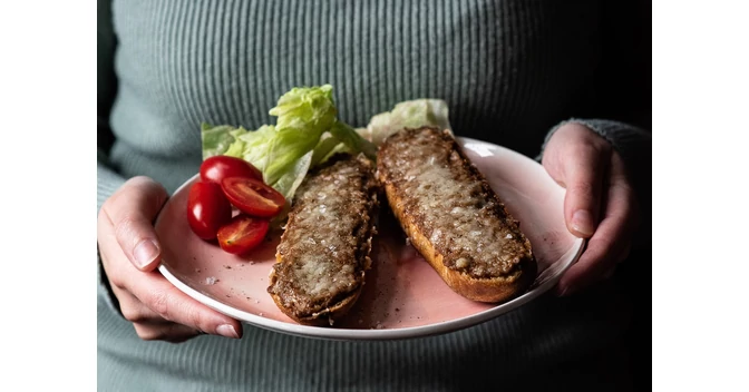Mennyei gombás melegszendvics pár perc alatt