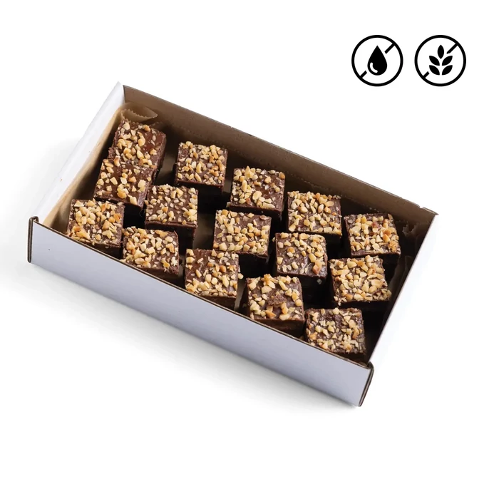 Gluténmentes Mogyorós csokoládé kocka box