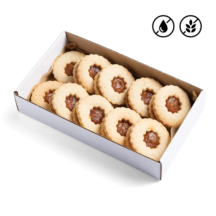 Gluténmentes linzer box