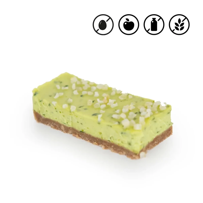 Gluténmentes nyers vegán bazsalikom lime torta 90 g