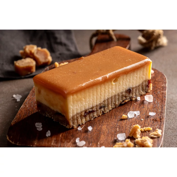 Gluténmentes sós karamellás sajttorta  - 8 szeletes